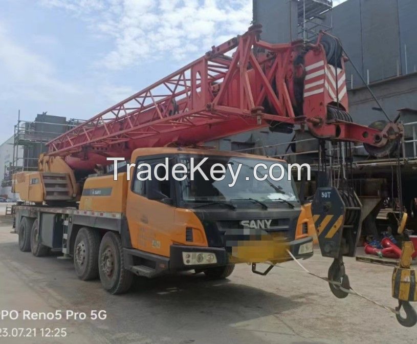 50ton Sany used truck crane STC500 used crane
