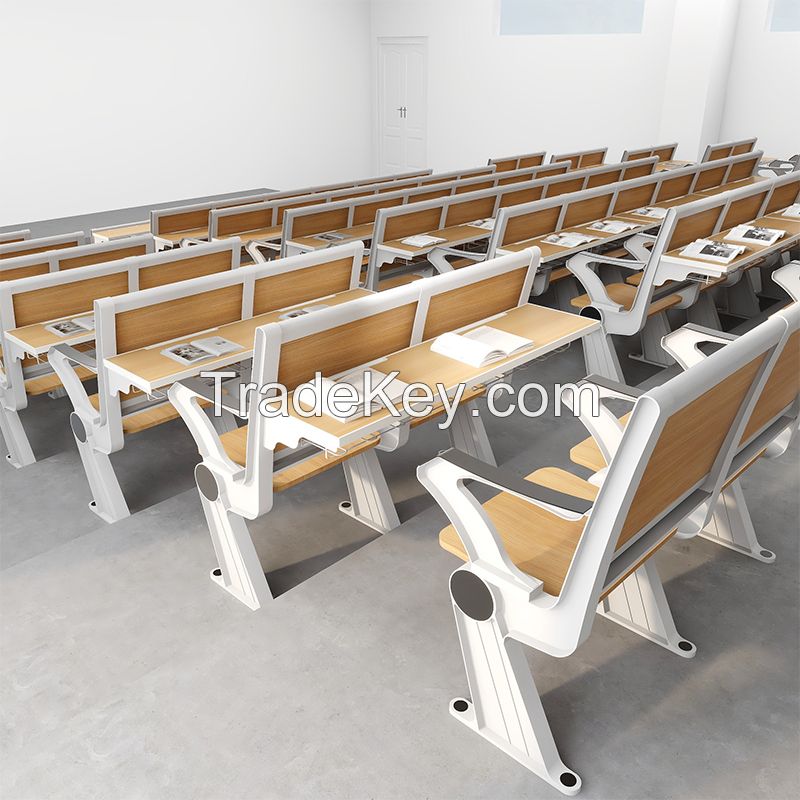 Front, middle and back rows of aluminum alloy ladder desks, contact customer service for customization
