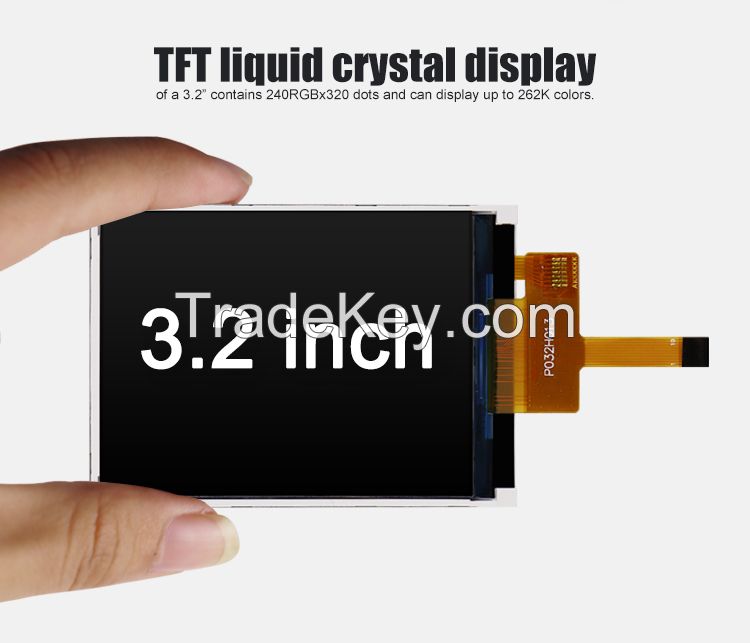LCD Display 320X820 3.2 Inch Tft Lcd ST7701S 16 Bit  ISO9001 LCD Modules