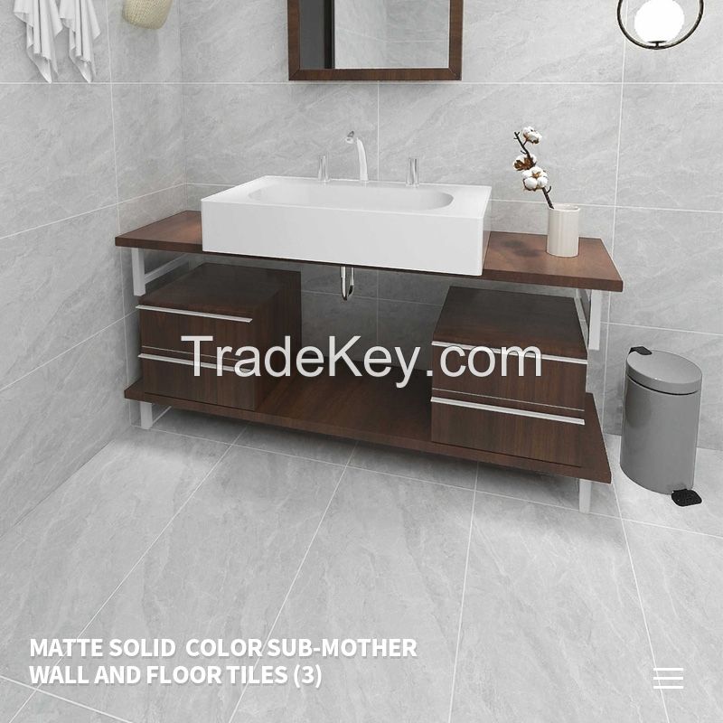 Matte solid plain tile wall and floor tile floor tile, contact customer service to customize