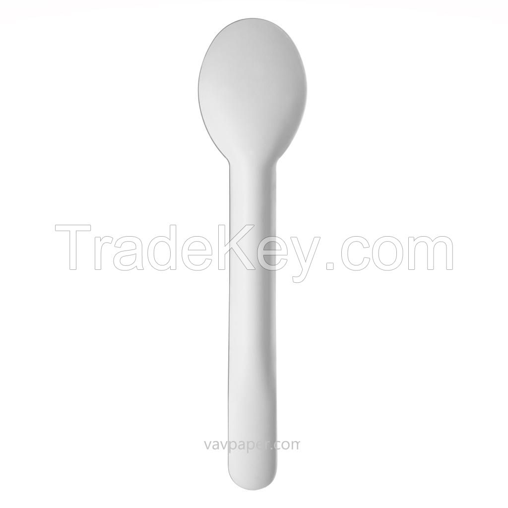 Disposable Biodegradable Eco Friendly Compostable Peper Spoon