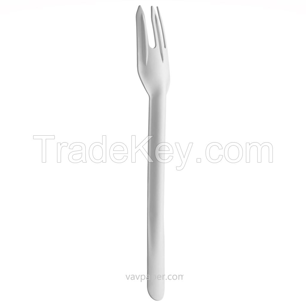 Disposable Biodegradable Eco Friendly Compostable Peper Fork