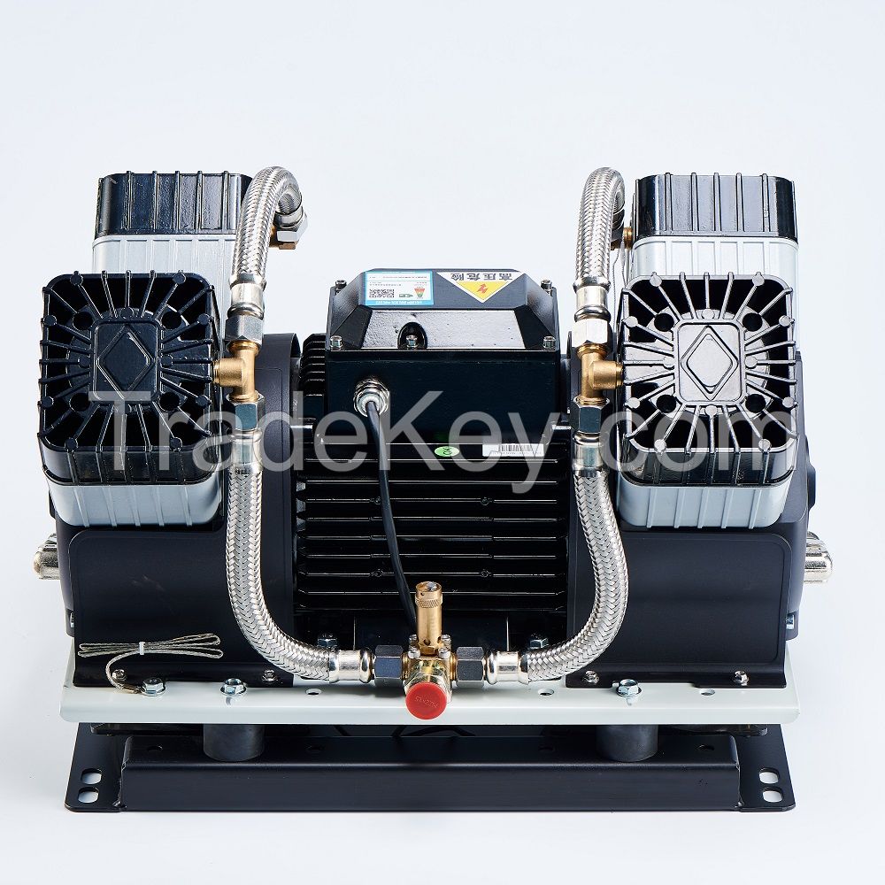 V4 vehicle oil-free air compressor