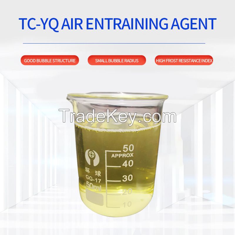 Wholesale Price Yellow Liquid Concrete Additive Air-Entraining Agent Concrete Additive  TC-YQ air-entraining agent