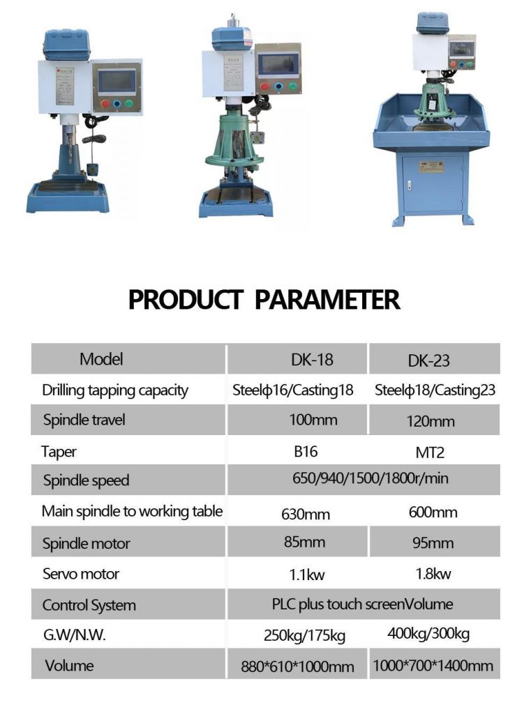 Best Sale Easy to Maintain Vertical CNC M10 by Manufacturer Tapping Machine