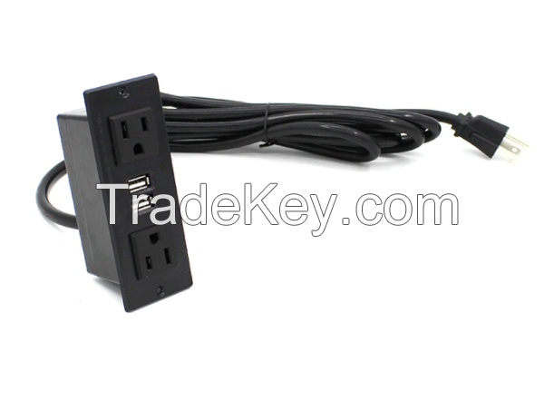 Us Power Strip Outlet Socket with USB Charging Port