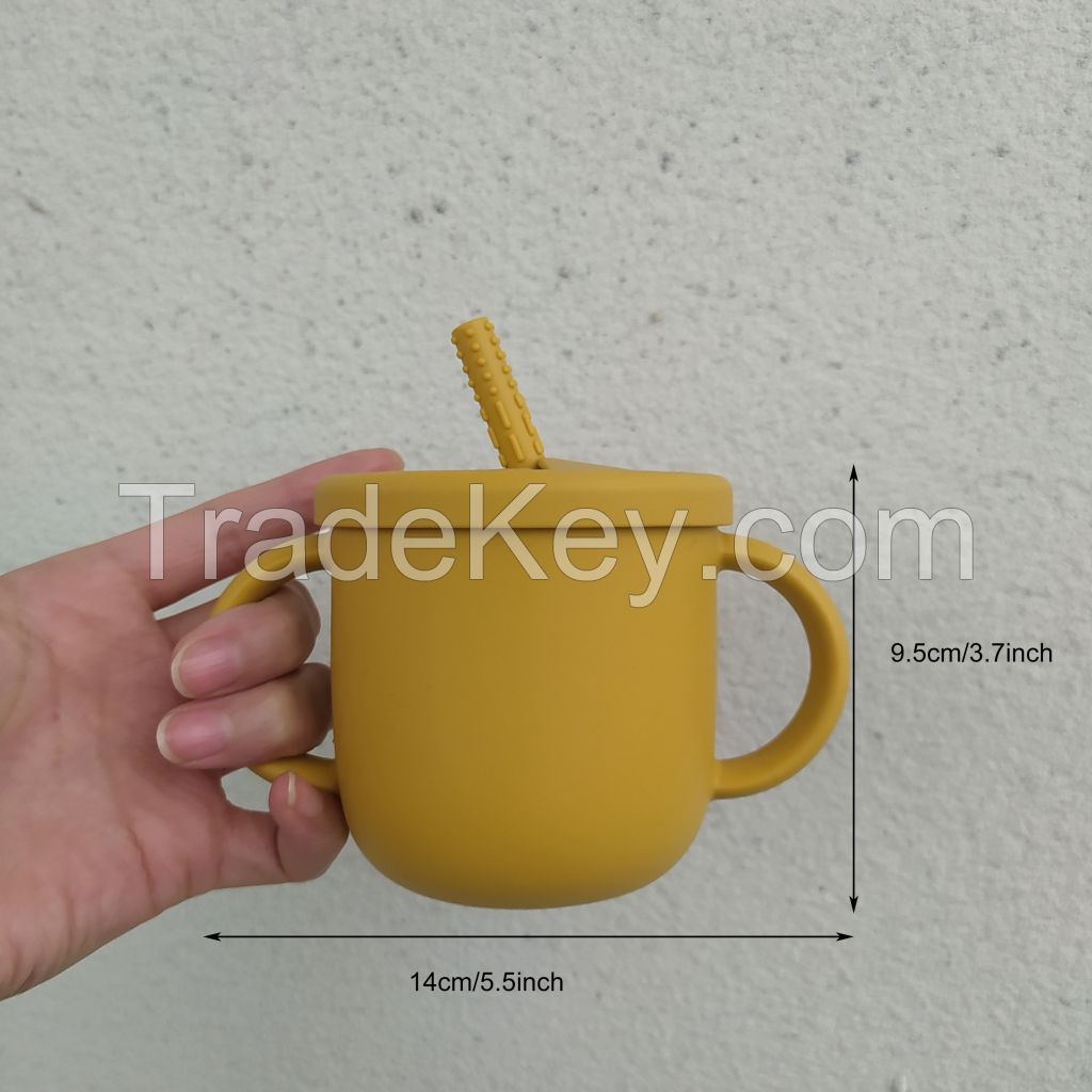 Jieshida Factory Direct Silicone Baby Feeding Cup