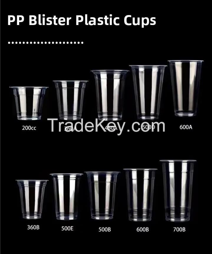 Disposable PET Plastic Beverage Cup