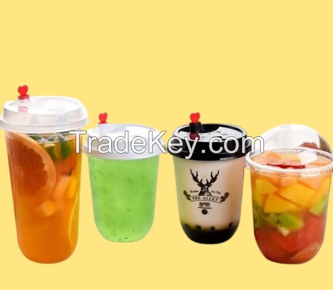 Disposable PET Plastic Beverage Cup