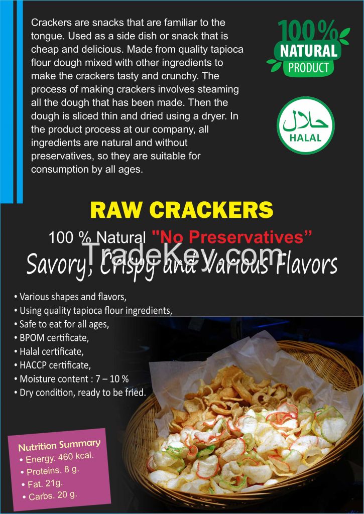 Raw Crackers Savory and Crispy