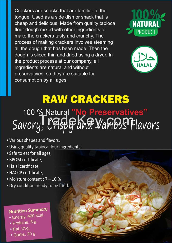 Raw Crackers Savory And Crispy