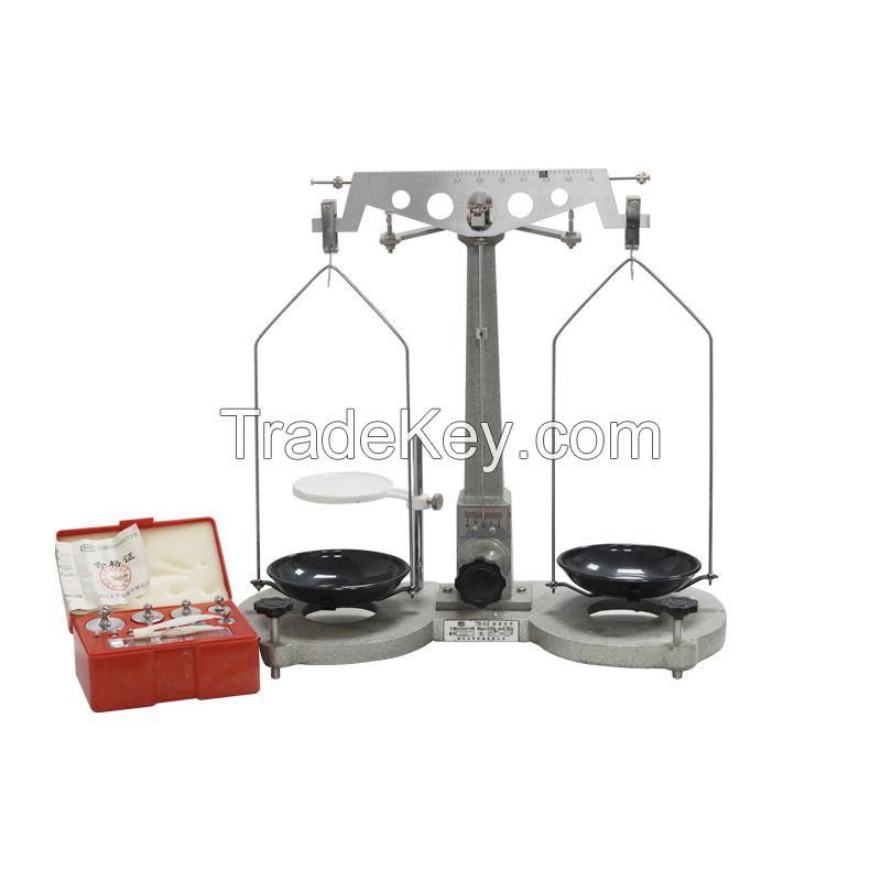 Mechanical Balance Scale Double Pan Balance Scale Balance Tray Table Scale For Laboratory School Physics Teaching Supplies (500g)