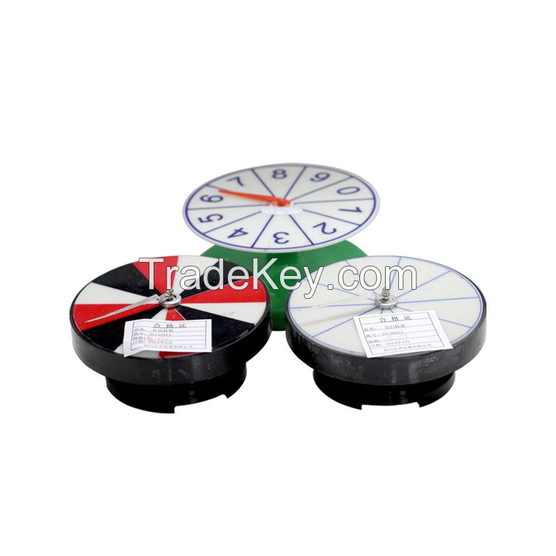 Probability Spinners Set of 3 Game Spinner Write On/Wipe Off Surface for Multiple Uses