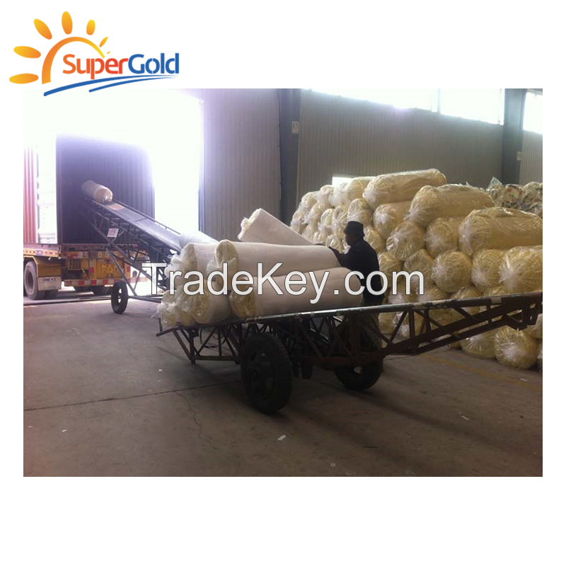 SuperGold acoustic fibre glass wool blanket thermal insulation glass wool for isolation