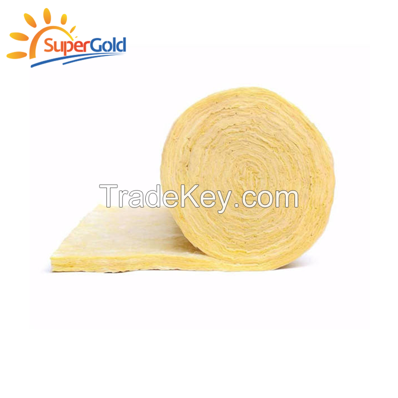 SuperGold acoustic fibre glass wool blanket thermal insulation glass wool for isolation