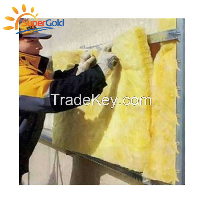 SuperGold thermal insulation material fiber glass wool blanket for external wall