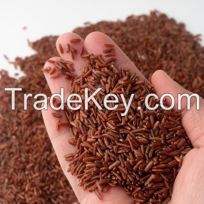 Brown Rice Red Rice Best Selling High Benefits Using For Food HALAL BRCGS HACCP ISO 22000 Certificate Vacuum Customized Packing