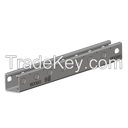 Single Channel - 41U Slotted Channel Steel