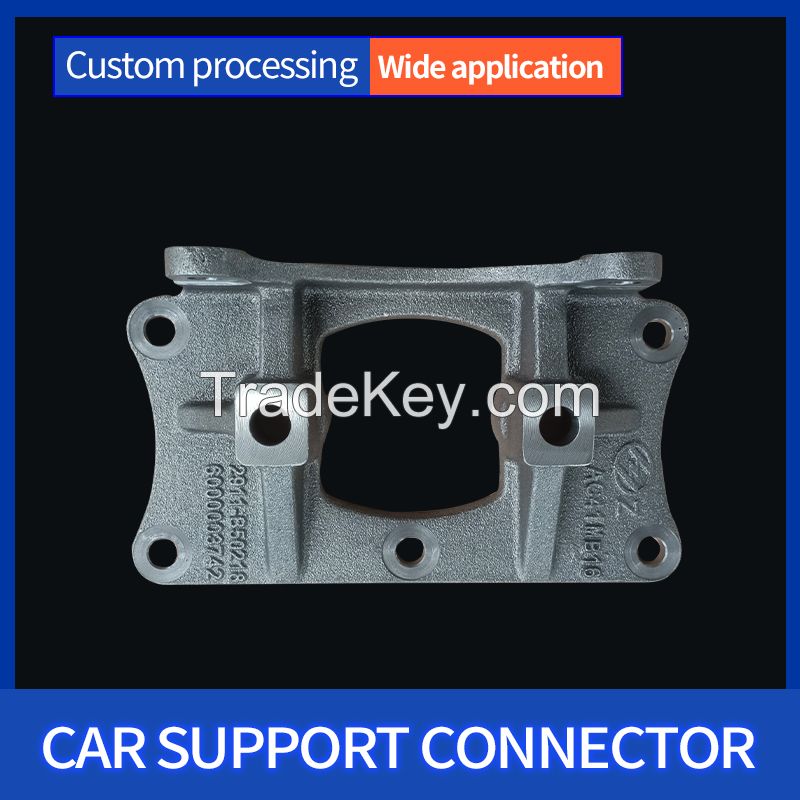 Automobile support connecting pieces, automobile chassis, engine, generator and various supports of the body