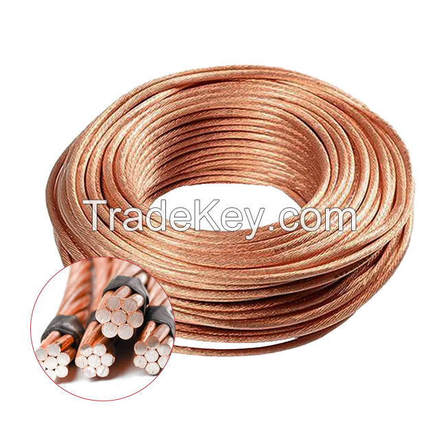 Copper Bonded Steel Stranded Grounding Conductor Factory Price China Supplier