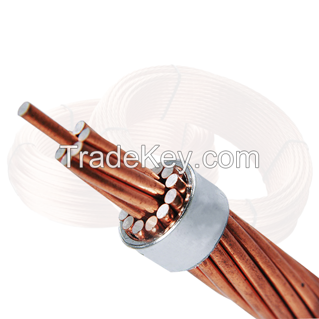 Copper Bonded Steel Stranded Grounding Conductor Factory Price China Supplier