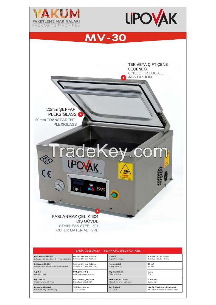 MV 30 Vacuum Packaging Machine