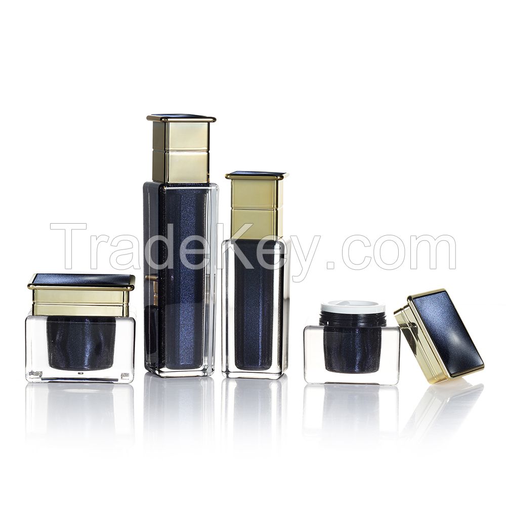 SKINCARE cosmetic packaging acylic bottle set 