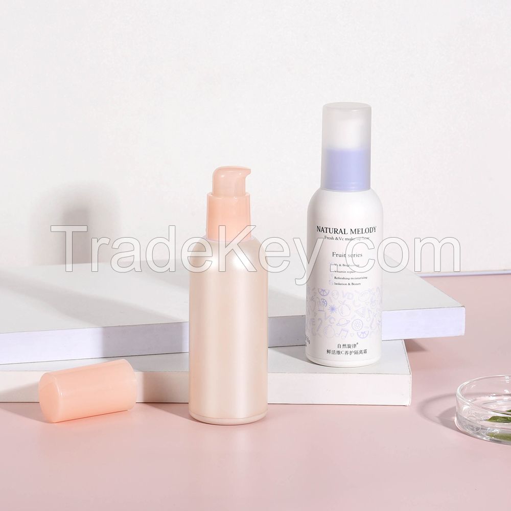 Custom PP bottle with spray pump for skincare product cosmetic lotion essence