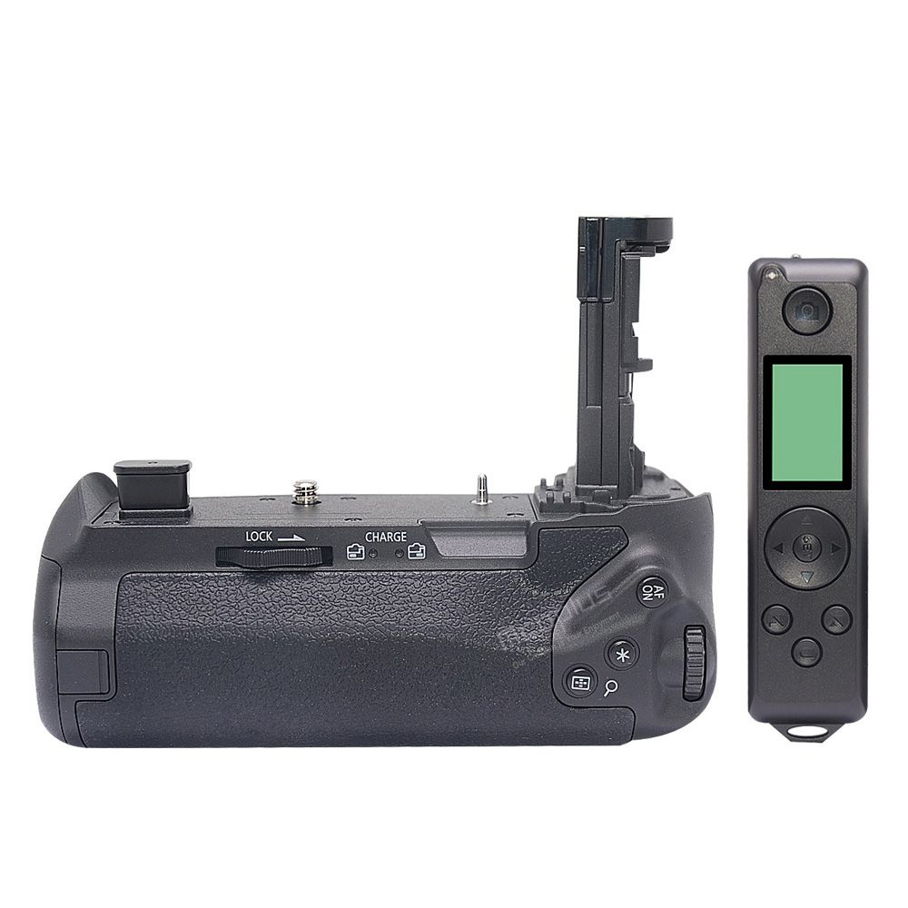 BG-EOSR Vertical Battery Grip Built-in 2.4G Remote Control for Canon EOS R Camera Replacement BG-E22 work with EN-EL15