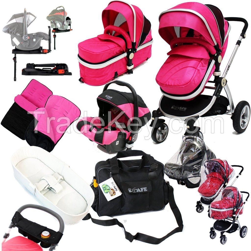 Bolina Dropshipping New Design Luxury Baby Carriages Buggies Folding Trolley Stroller baby 3 in 1 For New Born Travel System