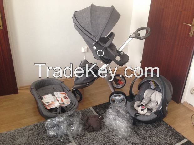 High Quality 3 In 1 Baby Stroller Luxury High Landscape Poussette Multi-functional Baby Pram Baby Strollers For Travel