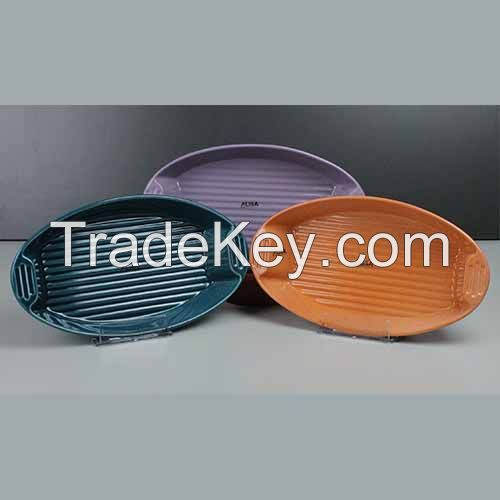 Line Oval  Baking Pans 30cm