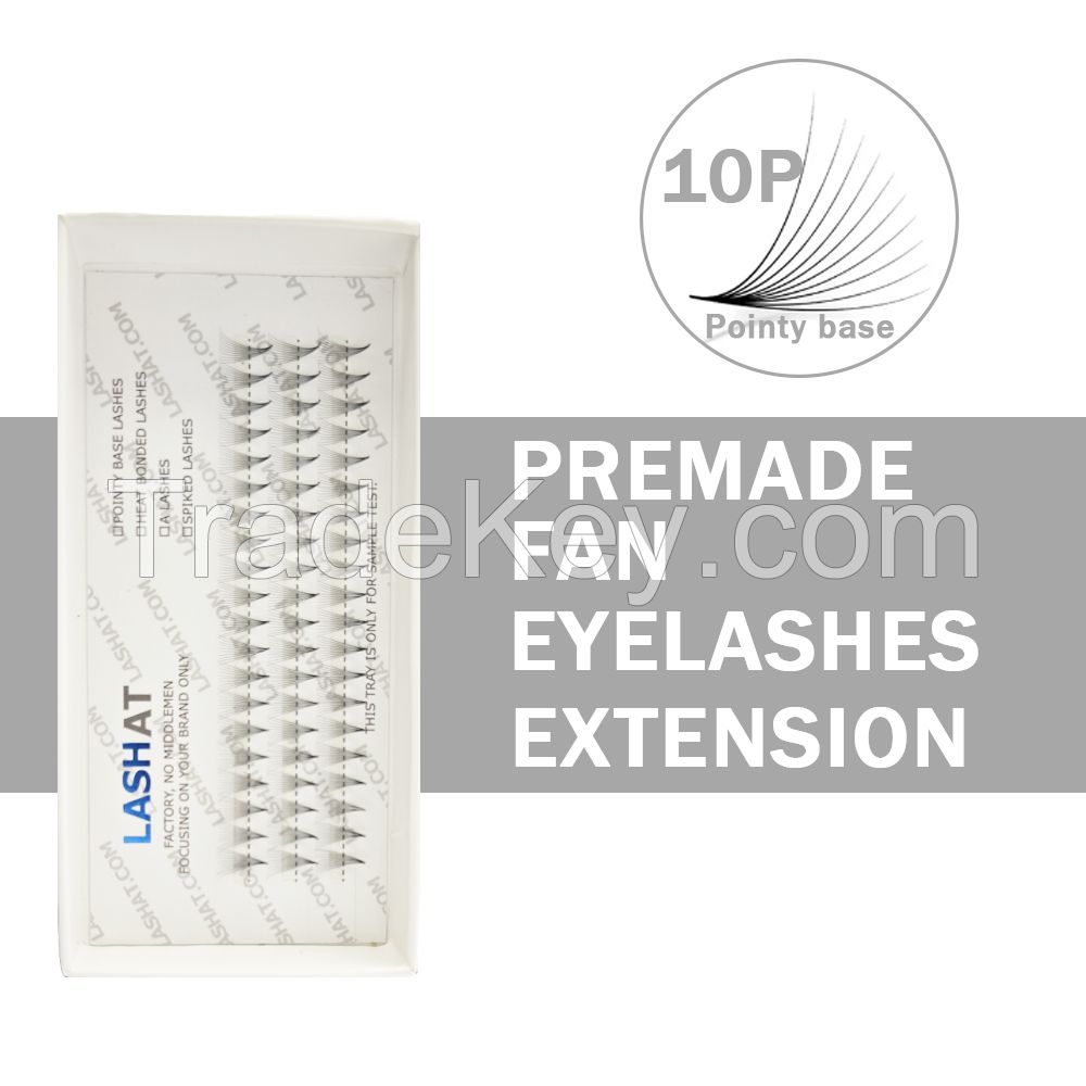 Premade lash extension pointy base premade fans 8D 10D 16D fan eyelashes russian premade volume fans eyelash extension