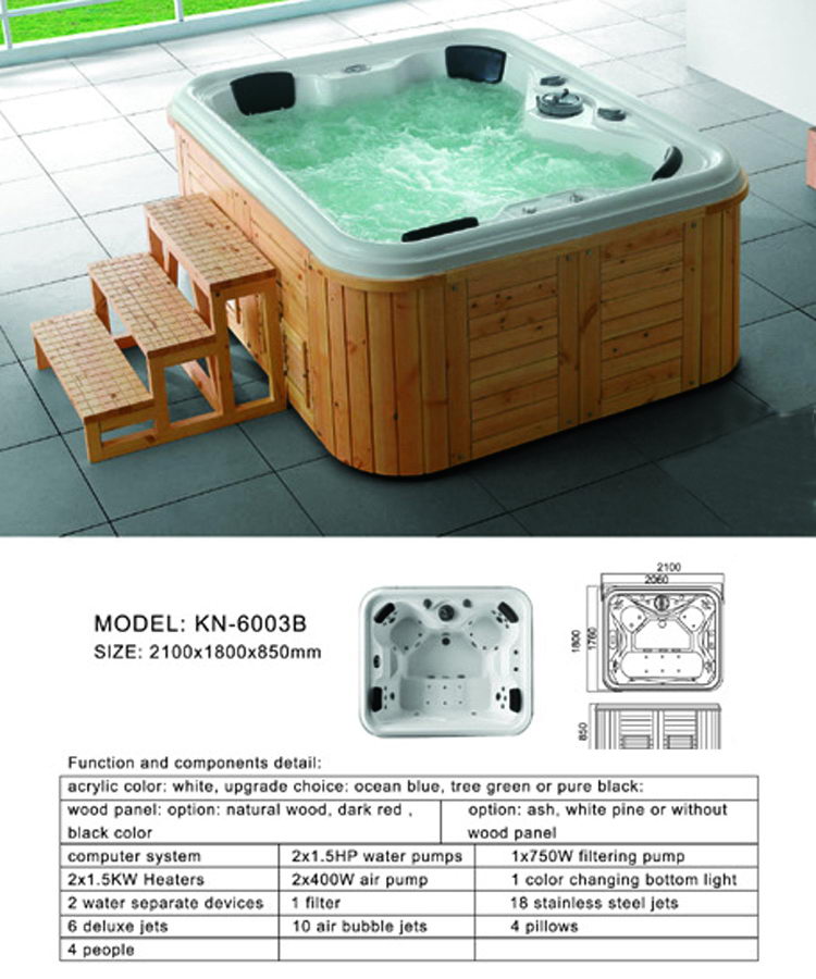 Out door spa KN-6003B
