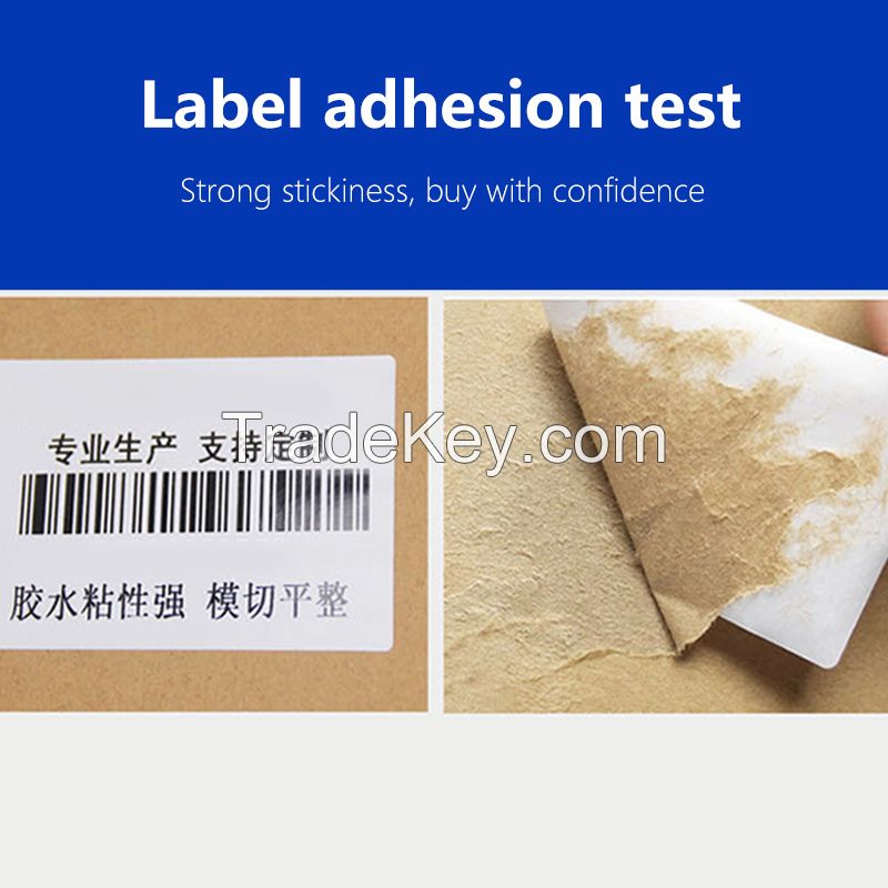 Blank coated paper label