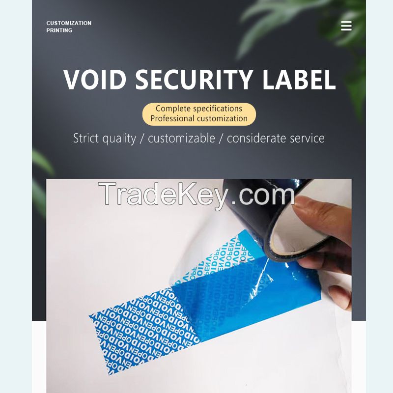 Void Seal Label