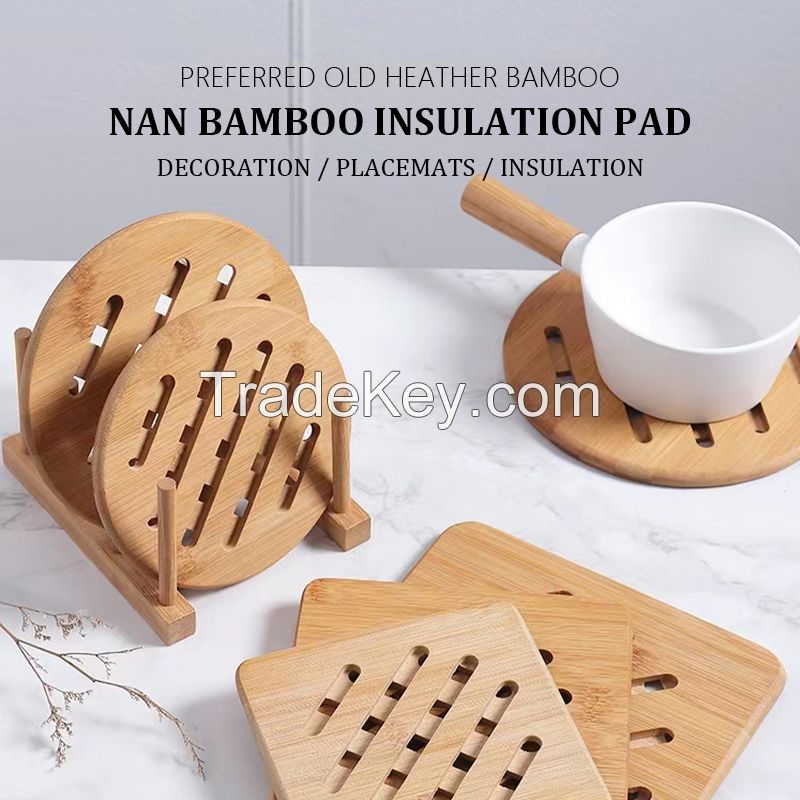 Heat Insulation Table Mat Bamboo &amp;amp;amp; Wood Crafts