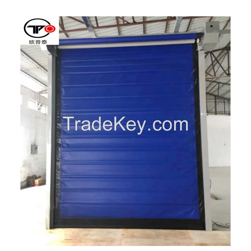 Cold storage zipper type fast rolling shutter door, fabrication customized product, welcome to contact customer service