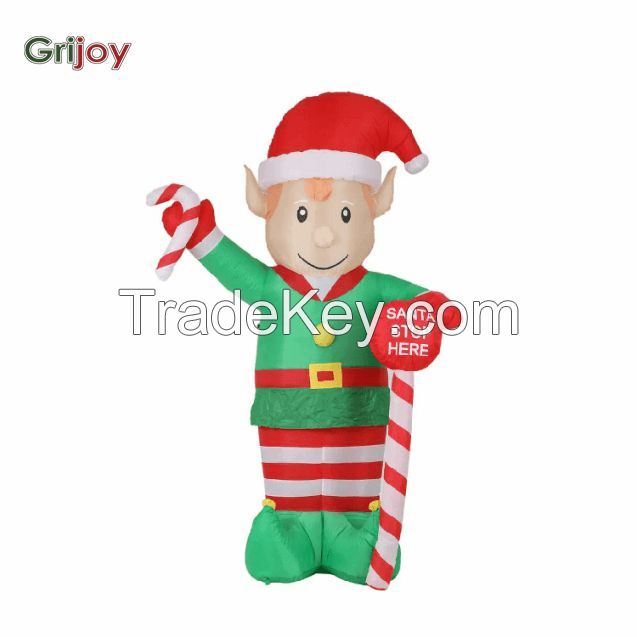 2022 Hot 8Ft Giant Christmas Inflatable Elf China Supplier