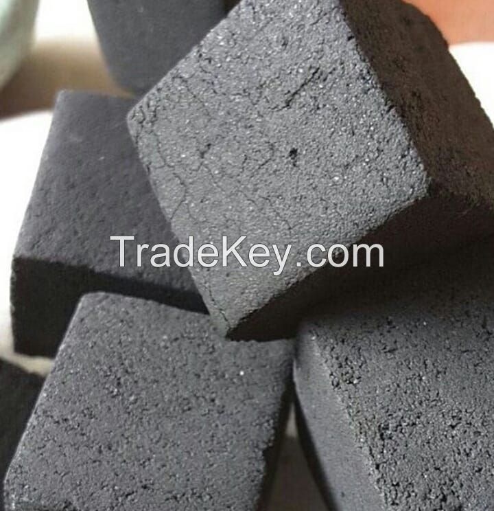 premium hookah shisha coconut shell charcoal briquette cube shape