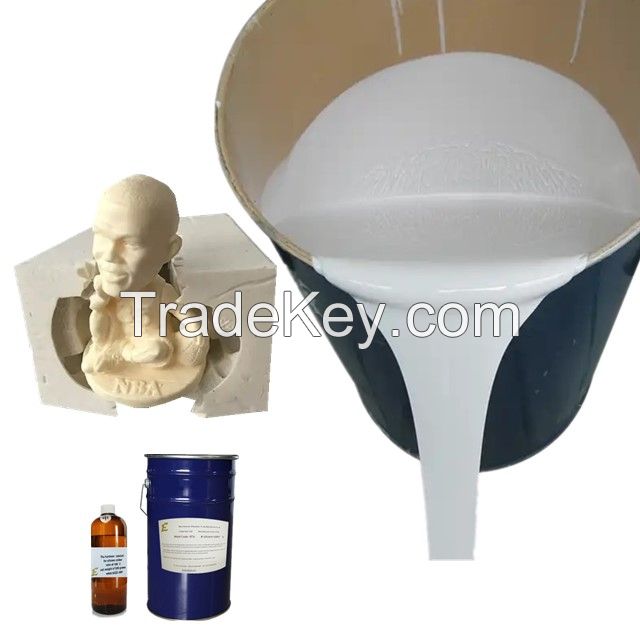 Tin cure 25A two components  liquid silicone rubber mould making for sculpture