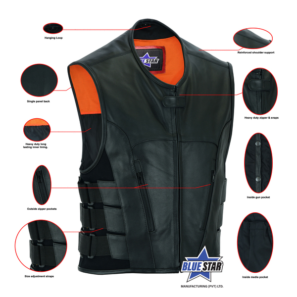 Men                s Updated SWAT Team Style Vest