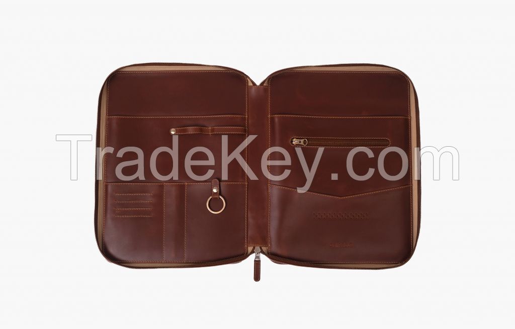 laptop sleeve, leather laptop sleeve 14 inches, hand polished excella zippers, laptop bag