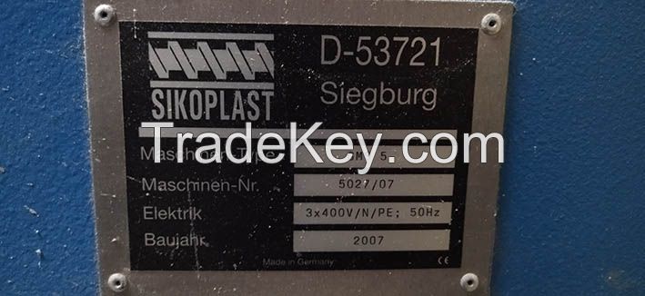 SIKOPLAST PET Pelletizing Line with Material Predrying Unit Made in Germany 2007