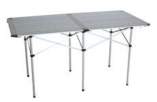 folding aluminium table