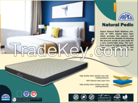 100% Natural Latex, CoolGel, Orthopedic, Medicated mattress