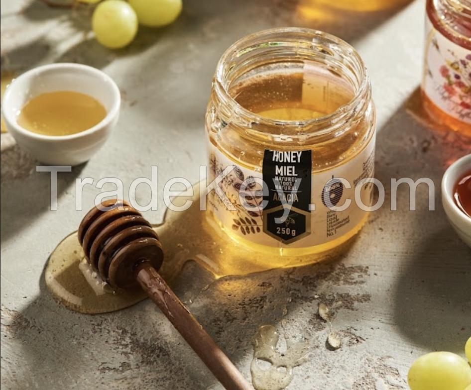 Natural Sunflower Honey (finish product / in bulk) Royal Honey