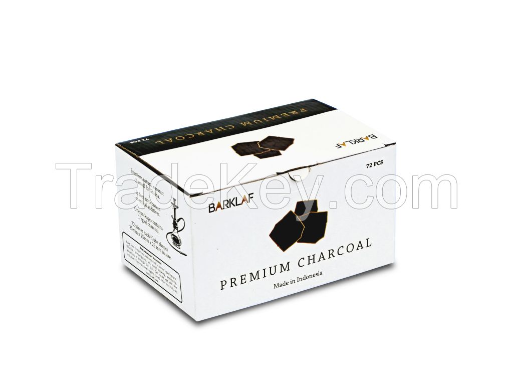 BARKLAF Natural Charcoal Briquettes, Coconut Shells, Long Lasting,