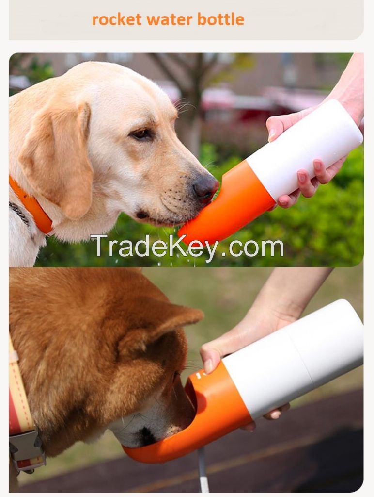  wholesale custom logo outdoor travel portable food container water bottle for dog
