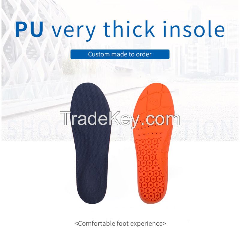 Extremely thick PU insoles (support customization)